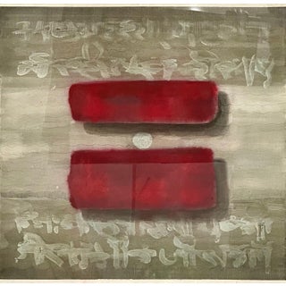 Sangeeta Reddy, Abstract Expressionist Color Field Painting Indian Artist Sangeeta Reddy, 1985 For Sale