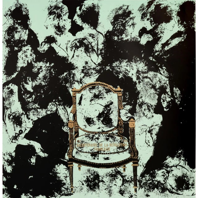 Contemporary 1989 Original Poster for Artis 89's Images Internationales Pour Les Droits De l'Homme Et Du Citoyen - Bicentennial (Bucan) For Sale - Image 3 of 7