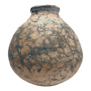 Vintage Artisan Pottery Handmade Vase or Vessel For Sale