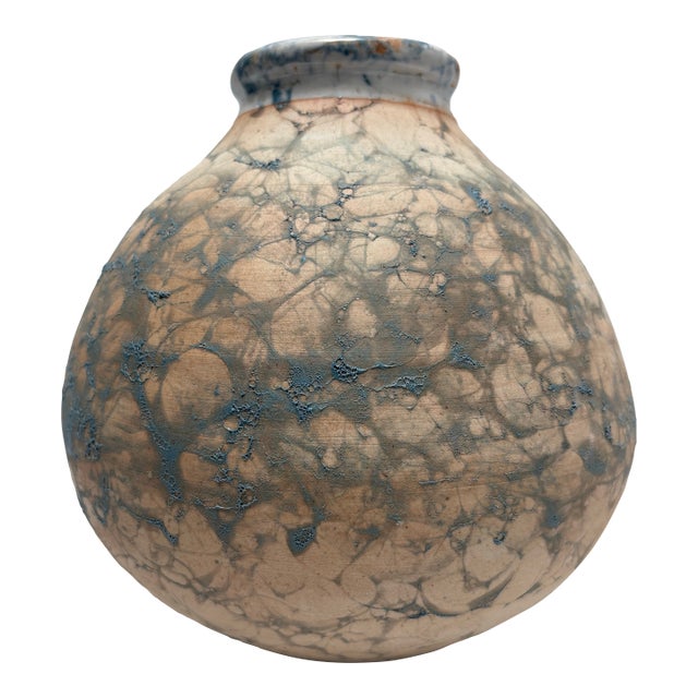 Vintage Artisan Pottery Handmade Vase or Vessel For Sale
