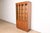 Mid-Century Modern Drexel Heritage Mid-Century Hollywood Regency Campaign Carved Walnut Lighted Bookcase or Display Cabinet For Sale - Image 3 of 15