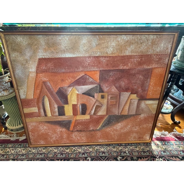 The School of Paris 1970s Simon Avissar, Surrealism Painting For Sale - Image 3 of 6