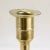 Mid 18th Century Antique 18th Century George II English Brass Petal Base Single Candlestick For Sale - Image 5 of 13
