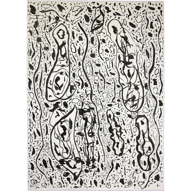 Fluctuations is a beautiful artwork realized by Maurizio Gracceva in the 2017. Black and white ink on paper. Original...