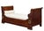 French French Empire Gilt Mounted Day Bed or Lit en Bateau Sleigh Bed of Flame Mahogany For Sale - Image 3 of 14