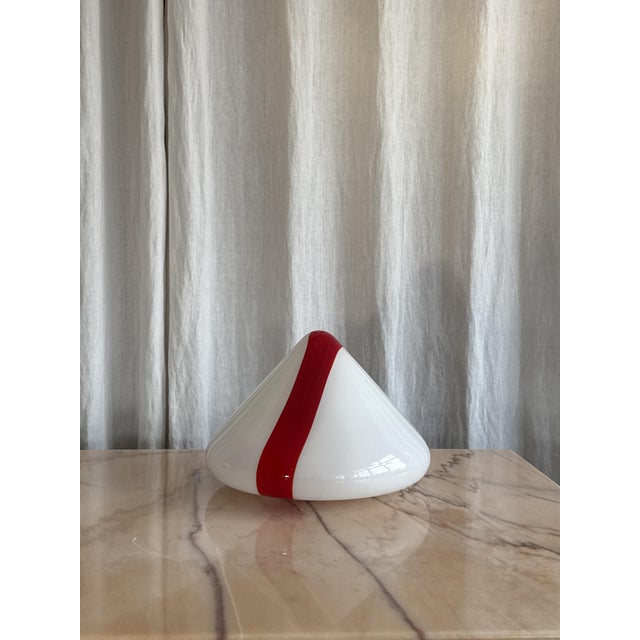 Space Age Mico 41 Table Lamp in Murano Glass attributed to Renato Toso for Leucos, Italy, 1970s For Sale - Image 4 of 14