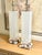 White Square Pair of Vintage Murano Latticino Lamps by Dino Martens For Sale - Image 8 of 10