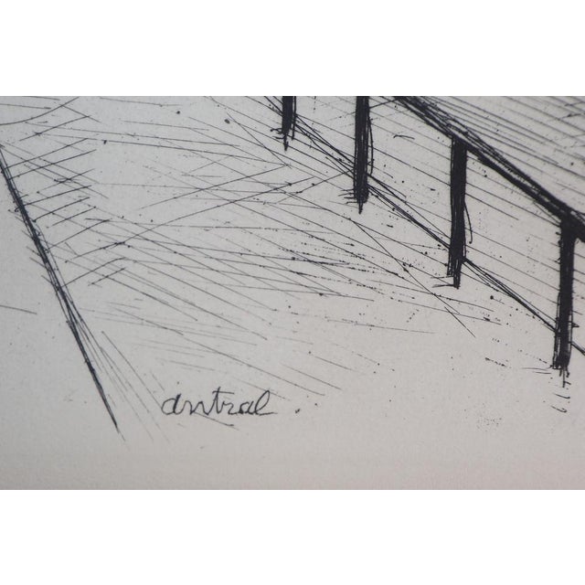 Robert Louis ANTRAL The town hall, 1937 Original etching Signed in the plate On vellum 34.5 x 27.5 cm Information: created...