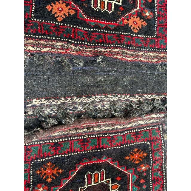 Mid-Century Turkmen Chuval Rug, 1940s For Sale - Image 4 of 13
