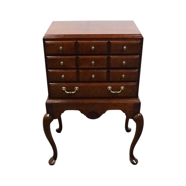 Thomasville Thomasville Furniture Collector's Cherry Traditional Style 25" Silver Chest 10121-560 For Sale - Image 4 of 12