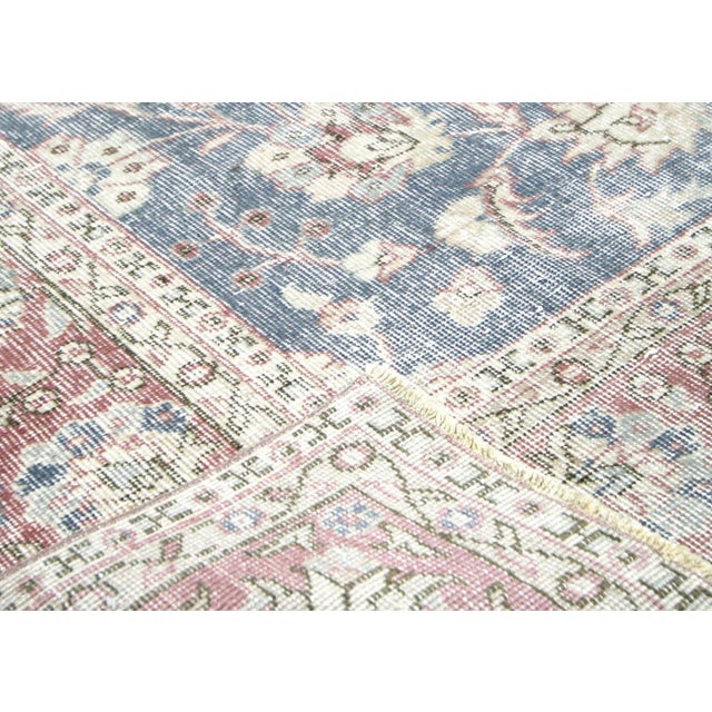 1960s Turkish Oushak Rug For Sale - Image 4 of 6