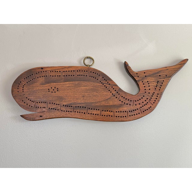 Antique New England Whale Cribbage Board Game For Sale - Image 6 of 6
