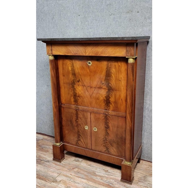 Empire Mahogany Secretary, 1810 For Sale - Image 10 of 16