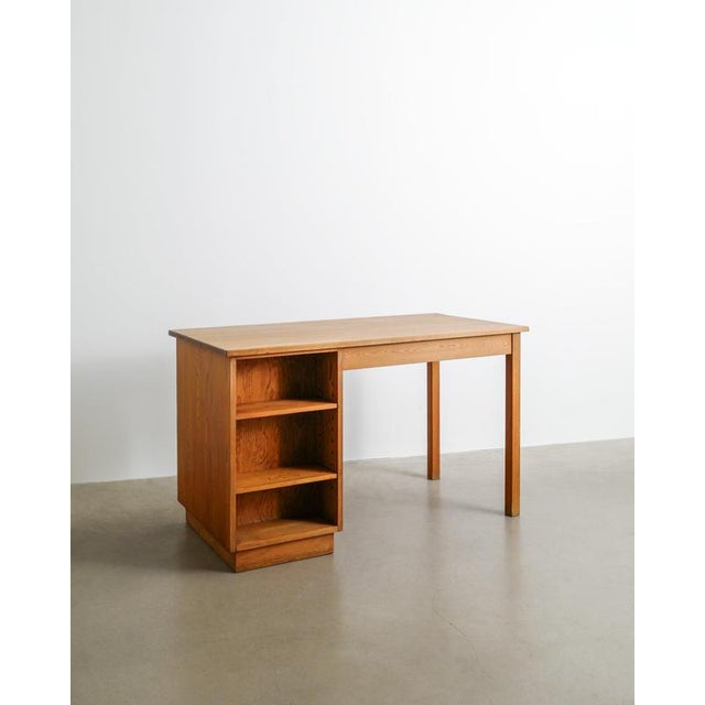 Swedish Wooden Värmdö Pine Desk by Axel Einar Hjorth for Nordiska Kompaniet, 1930s For Sale - Image 6 of 8