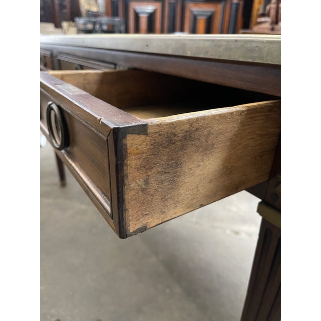 Early 20th Century Louis XVI Style Mahogany Writing Table For Sale - Image 11 of 13