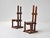 Set of Rustic Wabi Sabi Chairs, 1950s For Sale - Image 12 of 12