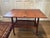 Wood 1970s Midcentury Modern Teak Rolling Expandable Table With Shelf For Sale - Image 7 of 12