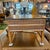 Lane furniture mid-century modern side table very good condition with basket weave drawer front