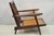 Vintage George Nakashima Spindle Back Black Walnut "Cushion" Lounge Arm Chair For Sale - Image 12 of 18