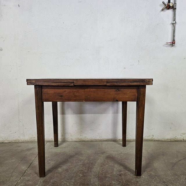 Small Antique Extendable Table, 1890s For Sale - Image 11 of 11
