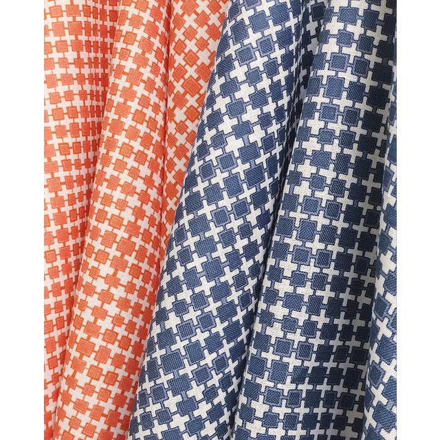 House of Harris Essex Fabric, Navy Chairish