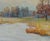 Antique Autumn Landscape Oil Painting, Ukrainian Soviet Art, 1979 80-100 For Sale - Image 6 of 6