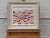 Colourful Painting of Abstract Flowers on a White Background by Contemporary British Artist, Angela Wakefield. This...