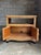 Brown 1980s Coastal Style Wicker Cabinet on Casters For Sale - Image 8 of 9