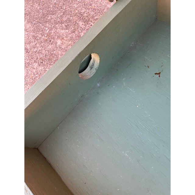 Army Green 1950s Vintage Army Locker/Chest For Sale - Image 8 of 10