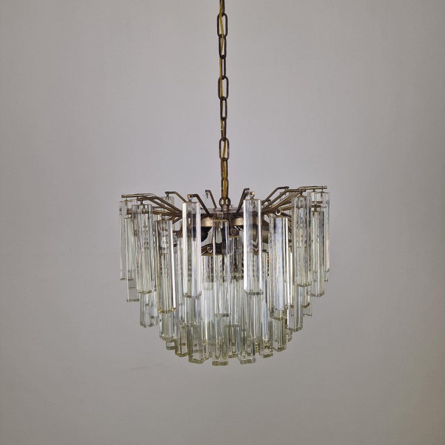 Mid-Century Modern Murano Glass Chandelier from Venini, 1960s For Sale - Image 17 of 17