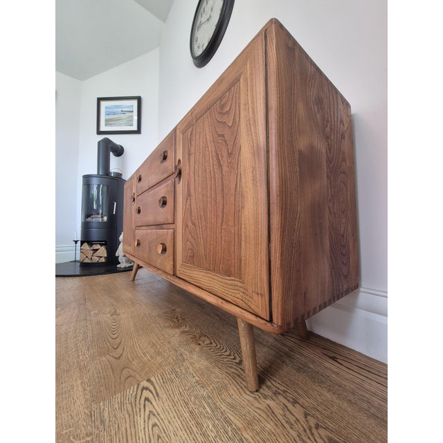 Mid-Century Elm Sideboard from Ercol, 1970s For Sale - Image 9 of 18