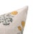 Not Yet Made - Made To Order Swadesh Hand Block Leaf Floral Printed Thick Linen Designer Pillow Cover, 16x16 Inch For Sale - Image 5 of 5