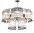Collection Nettuno Chandelier in Metal and Glass by Jago For Sale