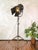 Film Spotlight Floor Lamp on Industrial Tripod from Berkey Italia, 1970s For Sale - Image 6 of 16