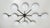 Italian 21st Century Dieci Satin Black Nickel Glossy White Murano Flush Mount by Fabio LTD For Sale - Image 3 of 6