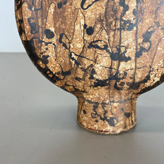 Large German Ceramic Studio Pottery Vase from Gerhard Liebenthron, 1970s For Sale - Image 6 of 18