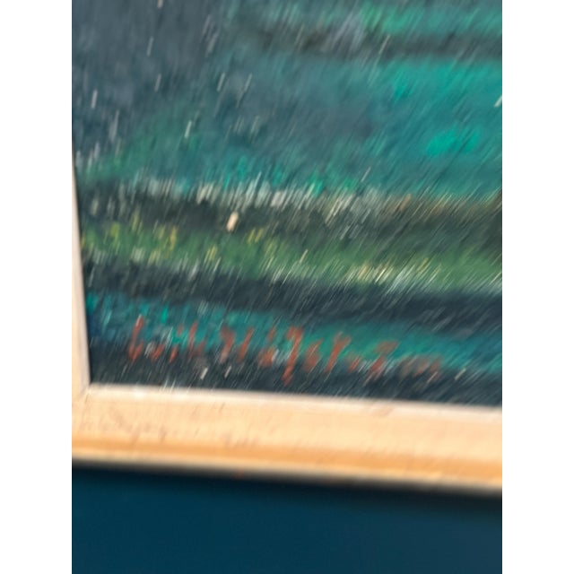Erik Håfström, Promenad Mellan Hus, 1950s, Oil on Panel, Framed For Sale - Image 12 of 16