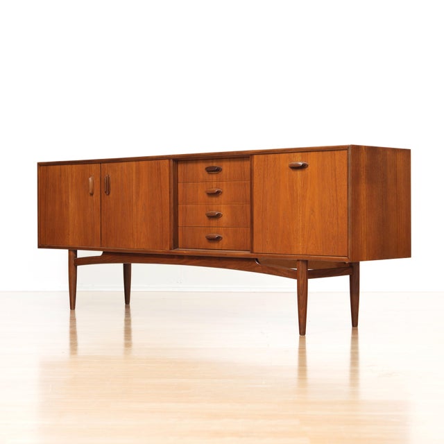 Wood Mid Century Teak Brasilia Credenza by G Plan For Sale - Image 7 of 10