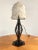 Art Deco French Thick Molded Glass Table Lamp, 1950s For Sale - Image 15 of 16