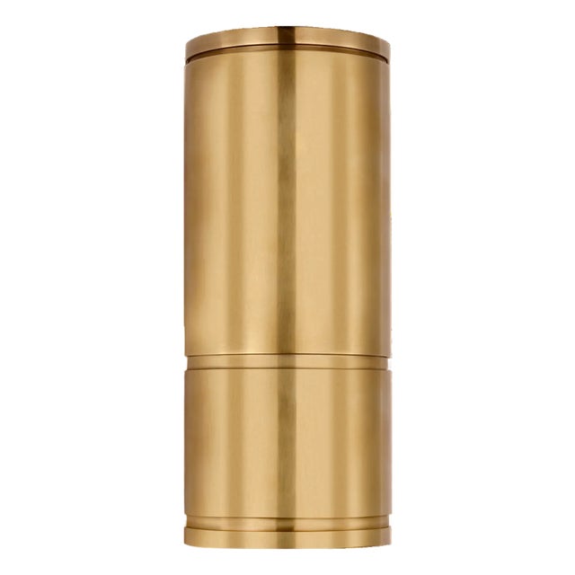 Provo 10" Canister Light in Antique-Burnished Brass Designer: Chapman & Myers Finish: Antique-Burnished Brass Height: 9.5"...