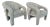 Pair of Sculptural "Elephant Chairs" by Weiman After Vladimir Kagan For Sale