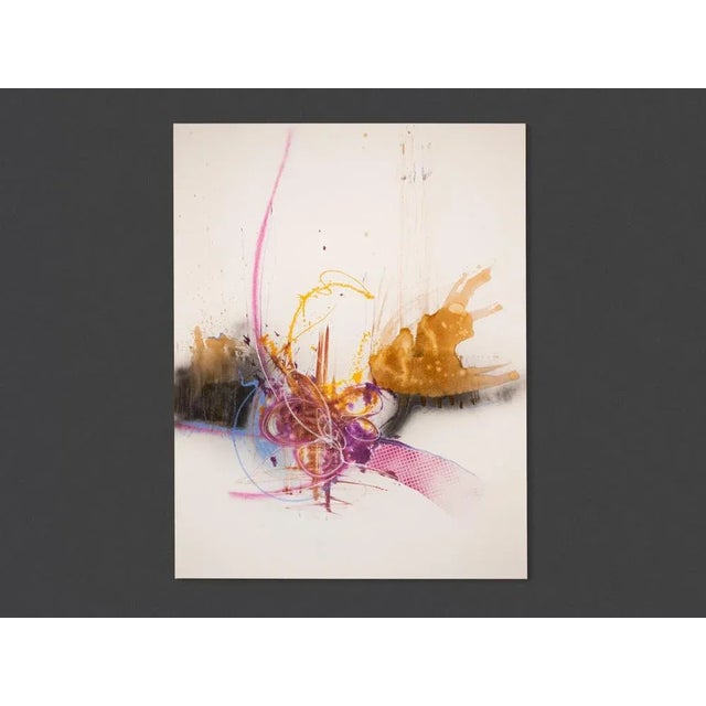 Detlef Hagenbäumer "Streets of London". Acrylic and spray paint on canvas. Mixed technique. This piece has an attribution...