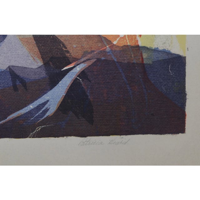 Abstract Late 20th Century Patricia Heard, Sea Dream Lithograph For Sale - Image 3 of 4