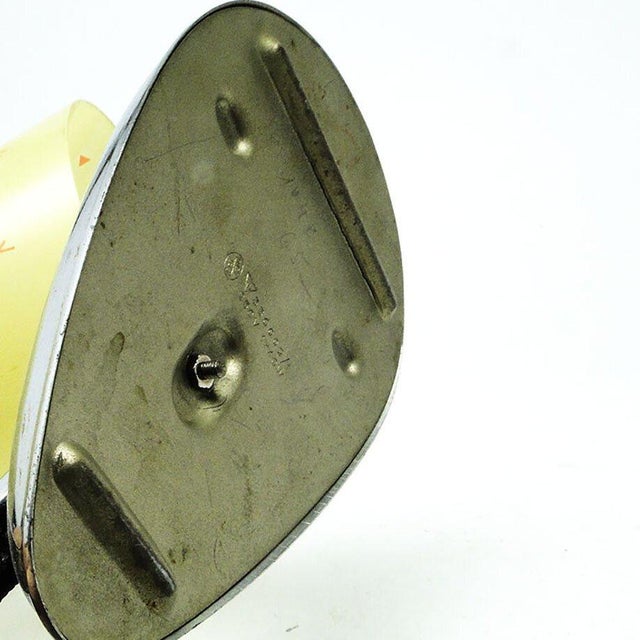 Metal Space Age Night Lamp by J. Hurka for Napako, Czechoslovakia, 1960s For Sale - Image 7 of 8