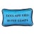 Made to Order Blue Velvet "Dogs Are Kinds in Fur Coats" Oriignal Pillow For Sale