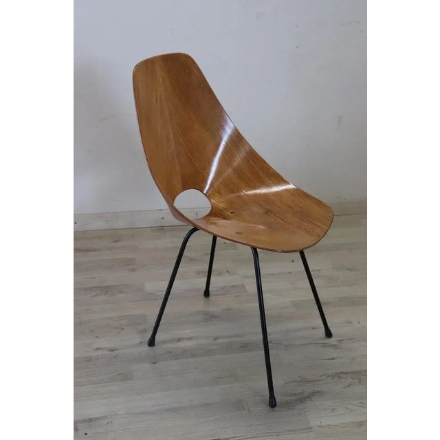 Mid-Century Modern Medea Chair attribuited to Vittorio Nobili for Tagliabue Brothers, 1955 For Sale - Image 3 of 7