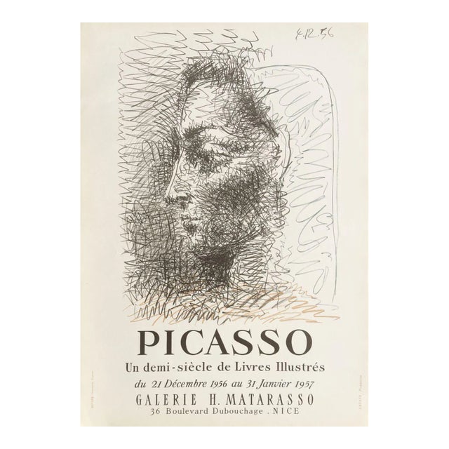 1958 Pablo Picasso Matarasso Gallery Exhibition Poster For Sale