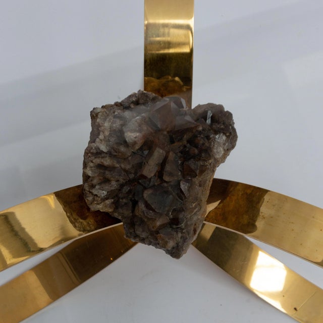 Vintage Hollywood Regency Mineral Stone Coffee Table For Sale - Image 6 of 12