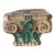 Antique Architectural Wood Carved Corinthian Capital Top For Sale