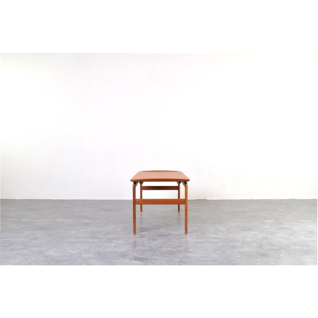 Teak Model 640 Coffee Table by Peter Hvidt & Orla Mølgaard-Nielsen for France & Søn, 1950s For Sale - Image 6 of 13